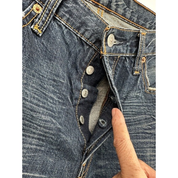 Vintage Levi’s 501 Blue Jeans Button Fly Size 34x29 - Picture 5 of 11